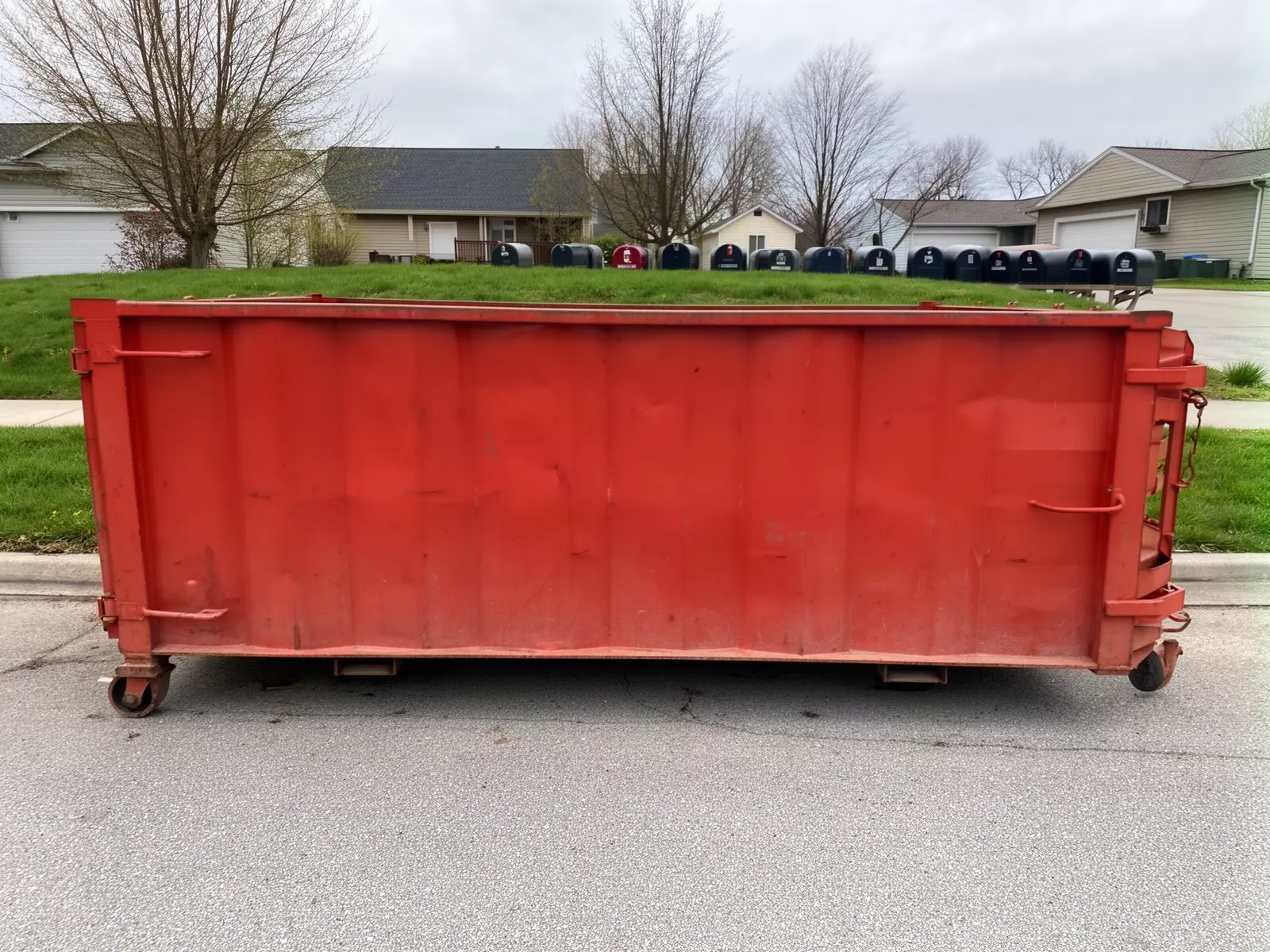 Roll-off dumpster from Willow Creek Dumpster Rental in Myrtle Beach, SC